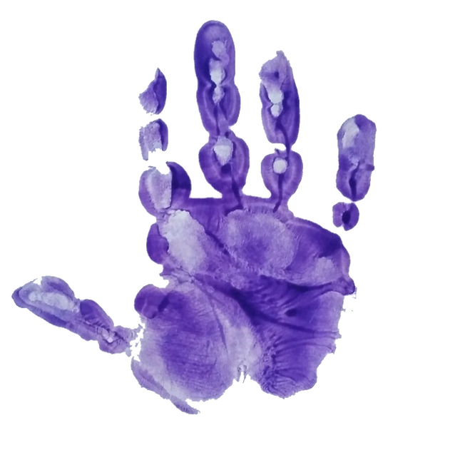 Miranda's handprint